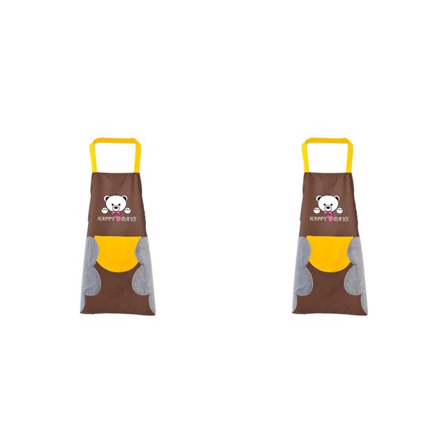 Monstrate Delantal de cocina, toalla de mano colgante, delantales de Chef de bolsillo, monos de café sin mangas, accesorios de vestir de cocina Type2 NO2