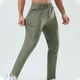 thumbnail image 1 of Pantalones largos para hombre, informales, para uso diario, para exteriores, playa, holgados, ligeros y transpirables, de poliéster., 1 of 9