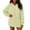 Yellow #007, variant on Womens Hoodies Pullover Comfy Hooded Oversized Long Sweatshirts Ladies Casual Fall Sweaters Tops with Pockets Fluorescence Yellow M