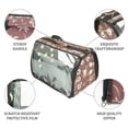 thumbnail image 6 of Small Pet Carrier for Small Dogs and Cats - Waterproof Soft Pet Travel Bag with Meshed Window - TSA Approved Pet Carrier for Cat Travel Bag - 7.9 x 13.8 x 7.9 Inch - Brown-Palm, 6 of 8