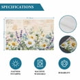 thumbnail image 6 of Spring Daisy Placemats Set of 12, Elegant Pastoral Flowers Watercolor Placemats for Dining Table, Place Mats for Kitchen Tabletop, Waterproof Wipeable Dining Table Mats Set, 6 of 9
