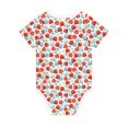 thumbnail image 5 of Balery Strawberries Pattern Baby Climbing Clothes Infant Bodysuit Cute Infant Bodysuit Baby Romper-9M, 5 of 7
