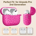 thumbnail image 2 of Comvin Fits For Airpods Pro 2 Case Cover Silicone, Cute Soft Compatible With Airpods Pro Case with Cleaner Kit, Leopard, 2 of 7