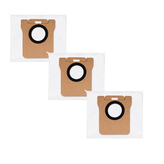 YWIYIUD 3PCS Robot Vacuums Replacement Dustbags Vacuum Cleaner Self-Empty Station Dirt Disposal Bags Non Woven Manufacturing Disposable Supplies Vacuuming Bags for Collecting Garbages