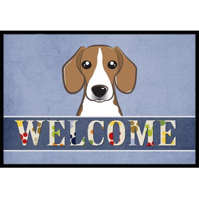 Carolines Treasures BB1425JMAT Beagle Welcome Tapis Intérieur & Extérieur - 24 x 36 Po.