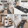 thumbnail image 5 of Math Equations Colorful Doodles Black Pattern Kitchen Rugs Sets Of 3,Kitchen Runner Rugs Non Skid Washable,Decorative Kitchen Floor Mats for Kitchen,Sink,Laundry,17"x30"+ 17"x47" + 17"x59", 5 of 6