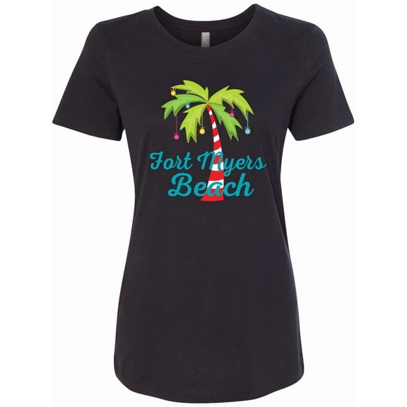 Inktastic Fort Myers Beach Florida Christmas Vacation Women's T-Shirt