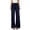 Blue, variant on Palazzo Pants for Women 2026 Trendy Elastic High Waist Wide Leg Flared Casual Loose Flowy Beach Pants with Pockets
