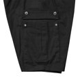 thumbnail image 4 of WTOBBY Men's Summer Loose Fit Cargo Shorts with Multiple Pockets, Casual Sports Beach Pants for Outdoor Adventures and Daily Wear ,Black L, 4 of 5