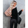 thumbnail image 2 of Round Neck Color Block Sweater, 2 of 3