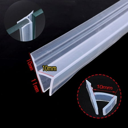 

2m Bathroom Door Seal Strip For Glass Thickness 6/8/10/12mm Seal Gap Waterproof