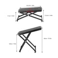 thumbnail image 4 of Yajisi 6-Height Adjustable Pedicure Foot Rest, Non-Slip Shower Foot Stool with 2 Toe Separators, 11.8 x 5.9 x 1.2 Inches, 4 of 7