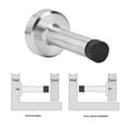 thumbnail image 2 of Door Catch, Door Stopper Sturdy Easy To Install Practical  For Security Doors, 2 of 8