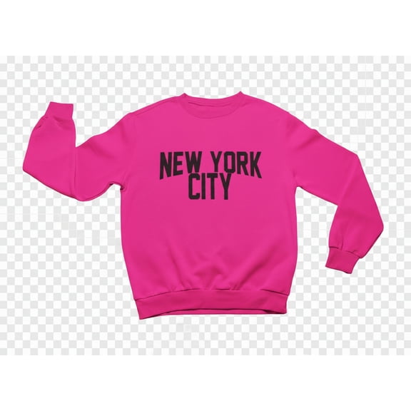New York City Youth shirt Screenprinted Pink Girls Lennon sweatshirt