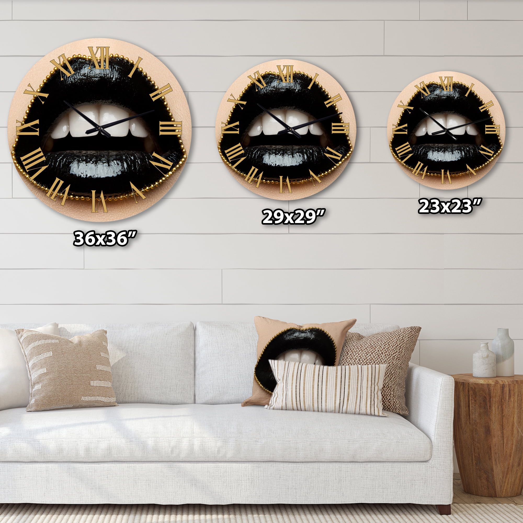 Designart 1 in Quartz Modern/Contemporary Wall Clock