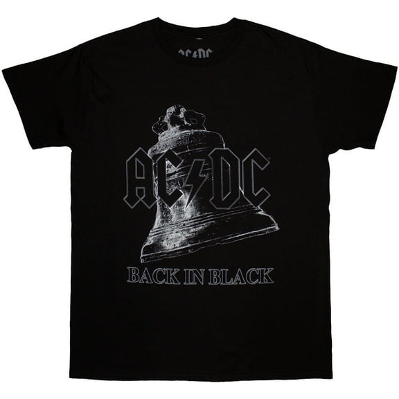 AC/DC Unisex T-Shirt: Back In Black Bell (X-Large)