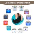 thumbnail image 2 of GHSDFBB Cat Water Fountain Foam Filter, 8 Packs Cat Fountain Sponge Filter Replacement Filter for Pet Water Fountain Automatic Drinking Water Dispenser(U Sponge 8 Pack), 2 of 7