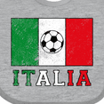 thumbnail image 4 of Inktastic Italian Soccer Boys or Girls Baby Bib, 4 of 4