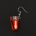 thumbnail image 3 of Deeceymbur Funny Exaggerated Fruit Tea Lemon Theme Earrings Resin Crystal Tassel Dangle for Women Party Club Costume Accessories Eye Catching Fashion, 3 of 5