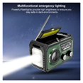 thumbnail image 3 of 16000mah Emergency Radio Solar Hand Crank Radio With BT LED Flashlight Power Bank SOS Alarm AM/FM Portable Radio ,Handy Bright, 3 of 3