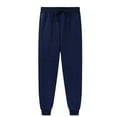 thumbnail image 5 of newwalpole Toddler Fall Outfits for Girl Boy Long Sleeve Hoodie Top and Long Sweatpants Set Toddler Sweatsuit Navy for Size 10-11 Years, 5 of 5