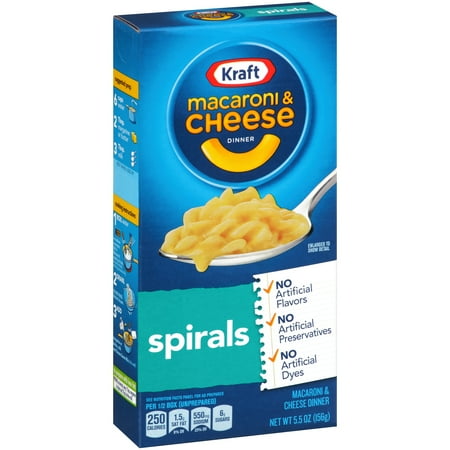 Kraft Spirals Macaroni & Cheese, 5.5 oz