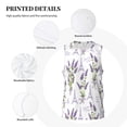 thumbnail image 3 of Honeii Lavender Flowers print basktball shirt for men and women, Unisex basketball jersey for Theme party-Medium, 3 of 6