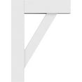 thumbnail image 3 of 3"W x 16"D x 22"H Standard Traditional Architectural Grade PVC Bracket with Block Ends, 3 of 11