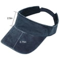 thumbnail image 4 of Bpyeka Men's Vintage Washed Cotton Sun Visor, Adjustable Casual Sports Empty Top Baseball Cap, One Size, 4 of 5