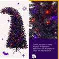 thumbnail image 4 of Árbol de Navidad de Halloween ANUWKS de 7 pies con 300 luces LED, negro, 4 of 8