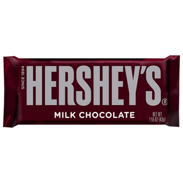 Hershey's Milk Chocolate 1.5 oz Bars Pack of 12 by