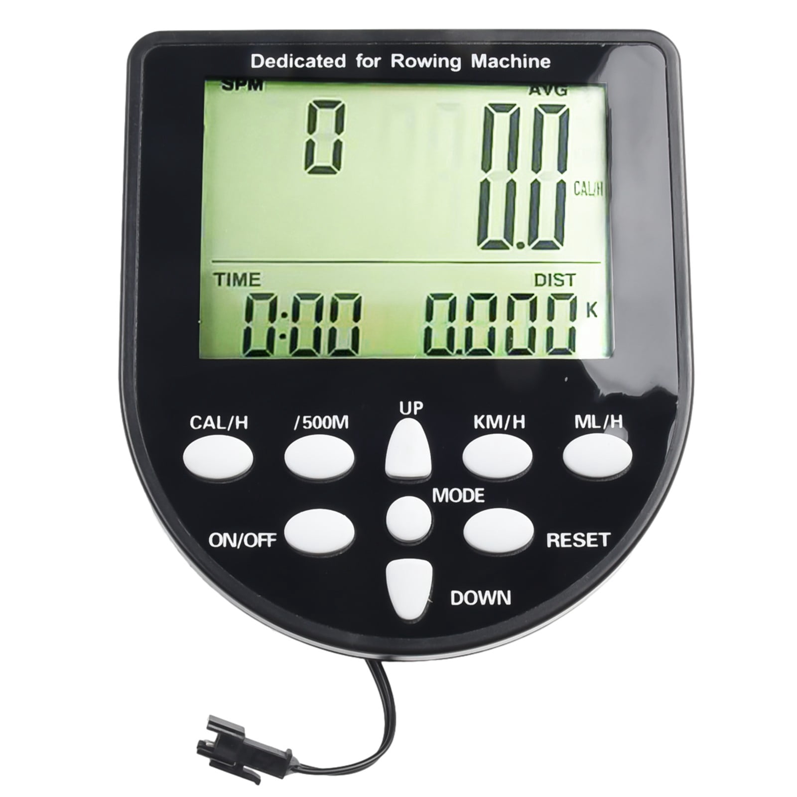 Rowing Machine Counter Fitness Equipment Monitor Electronic Watch Gauge
