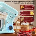 thumbnail image 2 of Batidora de Pedestal Planetaria Honinst 10 Velocidades Uso Doméstico Tazón de 4QT, 2 of 8
