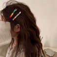 thumbnail image 3 of Jinsinto Ensemble de 2 Pinces à Cheveux Arc-en-Ciel Cadeaux, 3 of 5