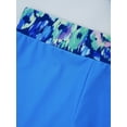 thumbnail image 6 of YiZYiF Girls 2PCS Tankini Swimsuit Bowknot Back Tops with Wide Elastic Waistband Bottoms Bathing Suit Leopard Blue 4, 6 of 7