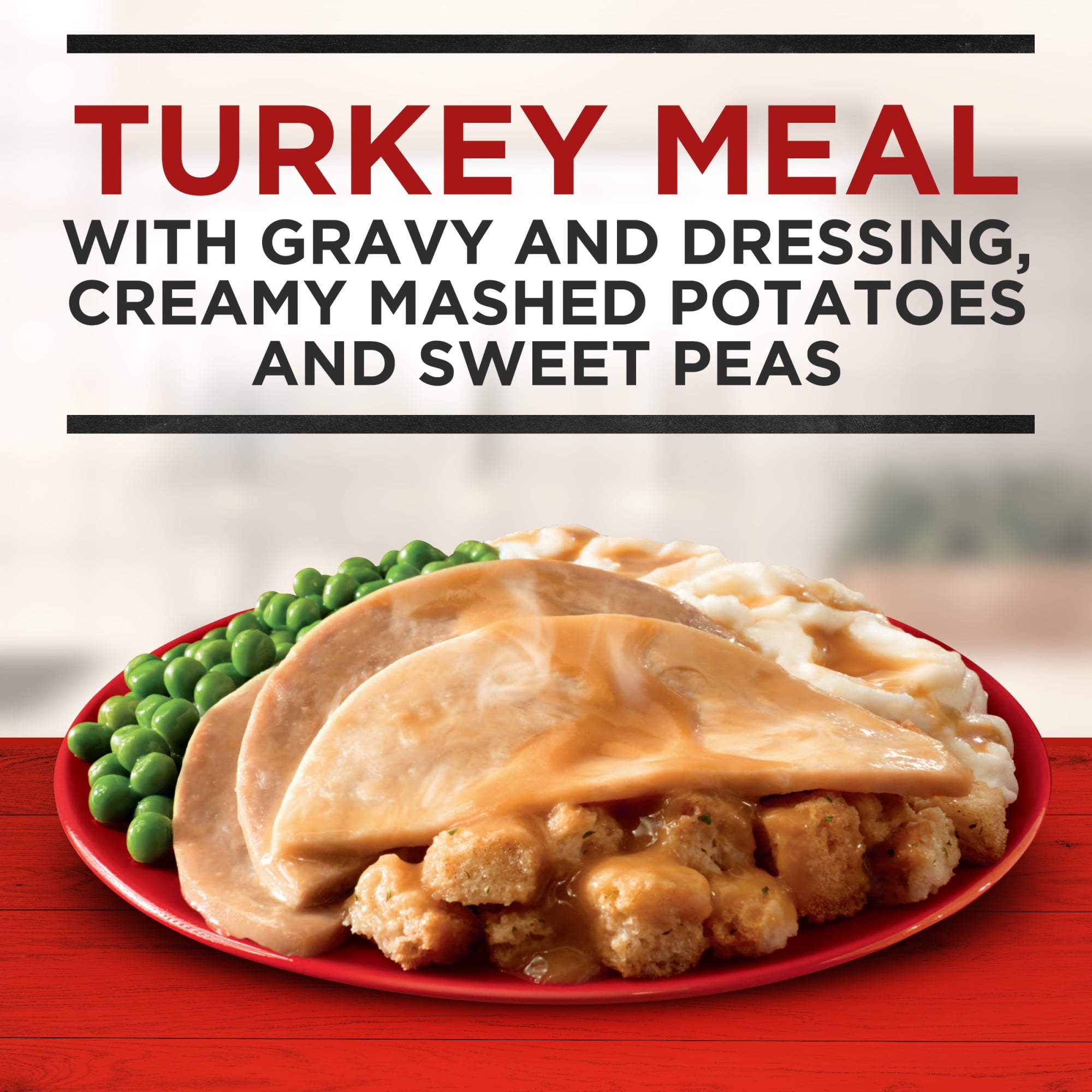Banquet Turkey Meal with Mashed Potatoes, 16g Protein, Frozen Meal, 10 oz.