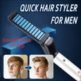 thumbnail image 6 of Vigorush Beard Straightening Electric Beard Hair Comb Men Curling Brush Styler, 6 of 8