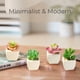 thumbnail image 4 of Mini plantas en macetas, suculentas de plástico, decoración de oficina en casa, 4 of 5