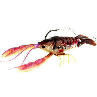 BASS/Pike/Pickerel Larry Dahlberg Weedless Clackin' Crayfish CLC130-01 in RED 