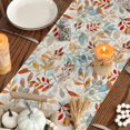 thumbnail image 4 of Autumn Table Runner, Seasonal Fall Kitchen Dining Table Decoration for Home Party Decor 33×183cm, 4 of 4