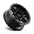 thumbnail image 2 of KMC Aluminum Rim KM544 MESA 20X9in Satin Black with Gloss Black Lip Finish, KM54429068700, 2 of 3