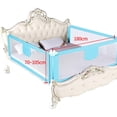 thumbnail image 3 of Barrera de Cama para bebé 180CM, Barandilla cama niños, seguridad anticaídas infantil, Altura Ajustable, Duradera y fácil de instalar, Azul esquí esquí Gafas de esquí, 3 of 5