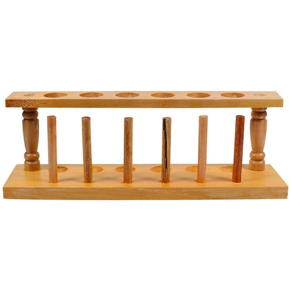 Wood Test Tube Rack Laboratory Test tube Stand Useful Test Tube Organizer