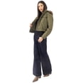 thumbnail image 2 of Chamarra Quarry Bomber Cuello Leopardo Para Mujer, 2 of 5