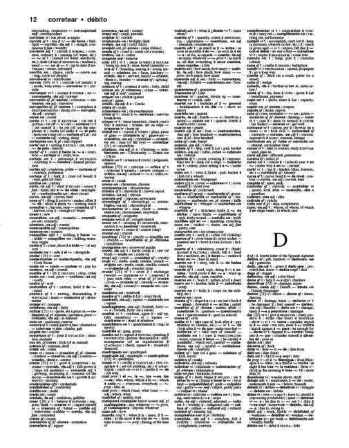 Merriamster's Notebook SpanishEnglish Dictionary (Paperback