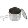 thumbnail image 3 of Lixada Pot en Titane 1600ml Ultraléger Portable avec Couvercle et Poignée Pliable pour Camping Randonnée en Plein Air, 3 of 7