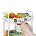 thumbnail image 3 of Carrito rodante Lainesia de 3 niveles con ruedas para cocina y baño, 3 of 8