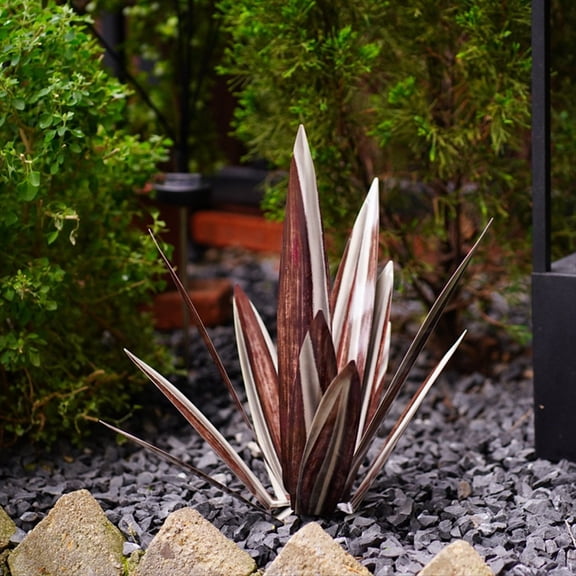 Large Tequila Rustic Sculpture, Metal Agave Plants for Outdoor Patio Yard, Home Decor Ha ywm58