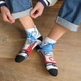 thumbnail image 3 of Naloa Medicine Gnome Truck Red Ankle Socks for Women Non Slip Socks No Show Socks Classic Low Cut Casual Socks Casual Socks, 3 of 7