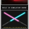 thumbnail image 5 of OUSITAID Light Saber  7 Mode RGB Color Changeable Metal Hilt Light Sabers  LED Flashing Stick Toy for Adults Kids Gift, 5 of 5